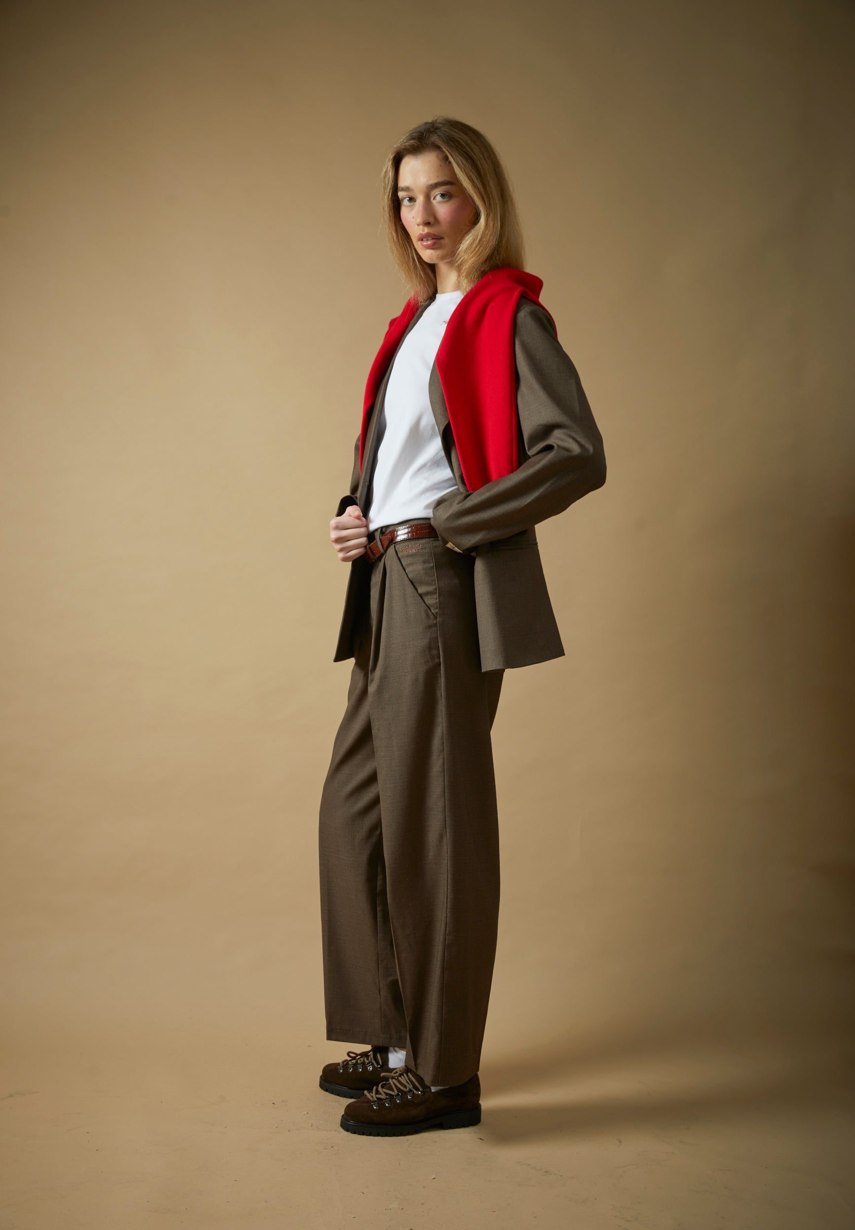 House Of Sunny Women's Shorts & Trousers Relaxed Suit Trouser pantaloni