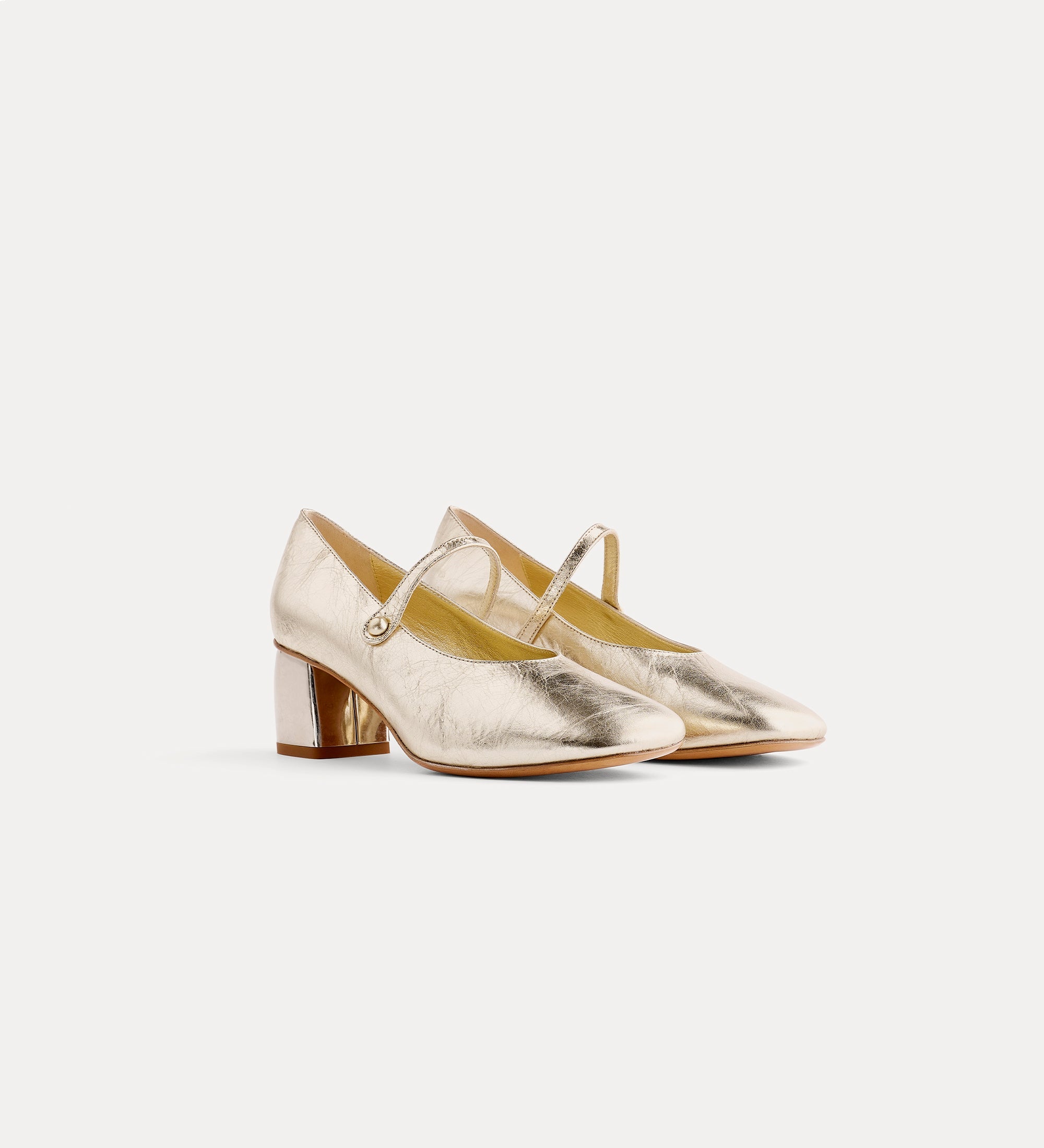 Forte scarpe ballerine in velluto con cinturini platino