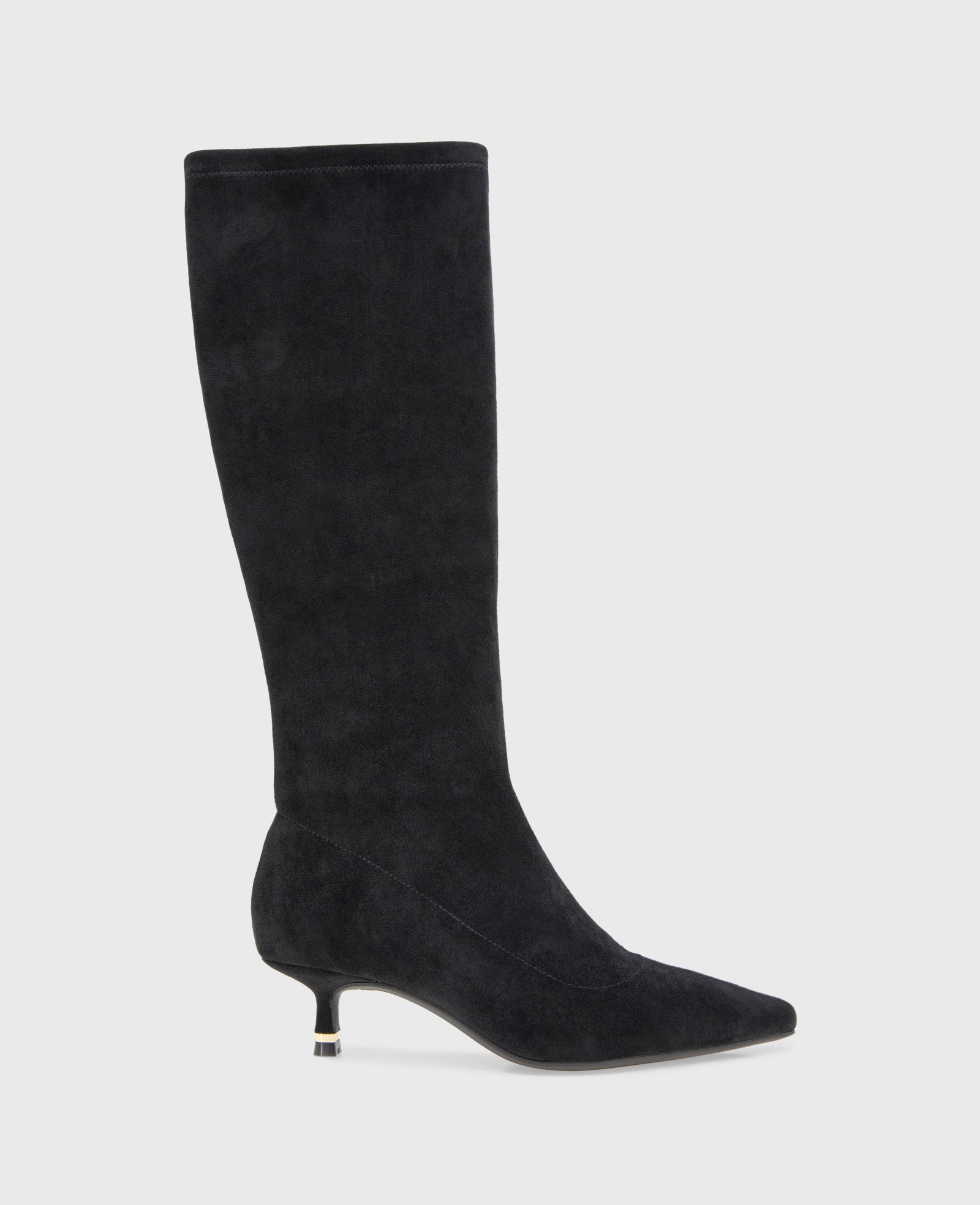 Kenneth Cole Reaction Meridith stivale nero in microsuede