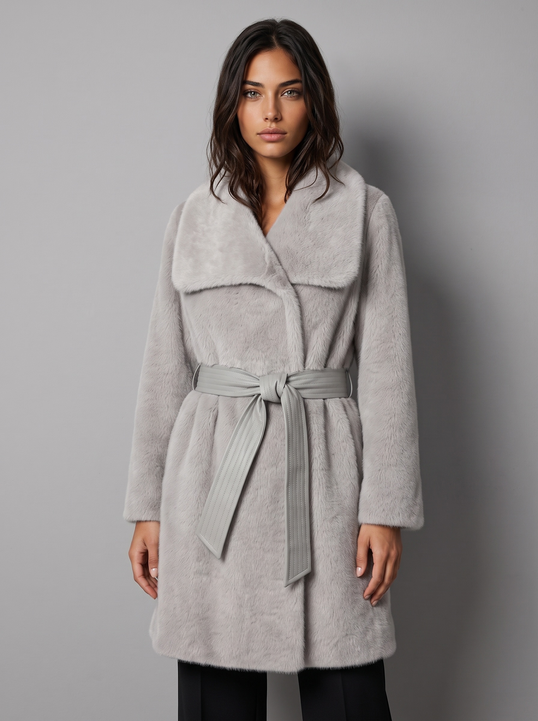 Markup Donna Giacche & Giubbotti Giubbino lungo pelliccia sintetica