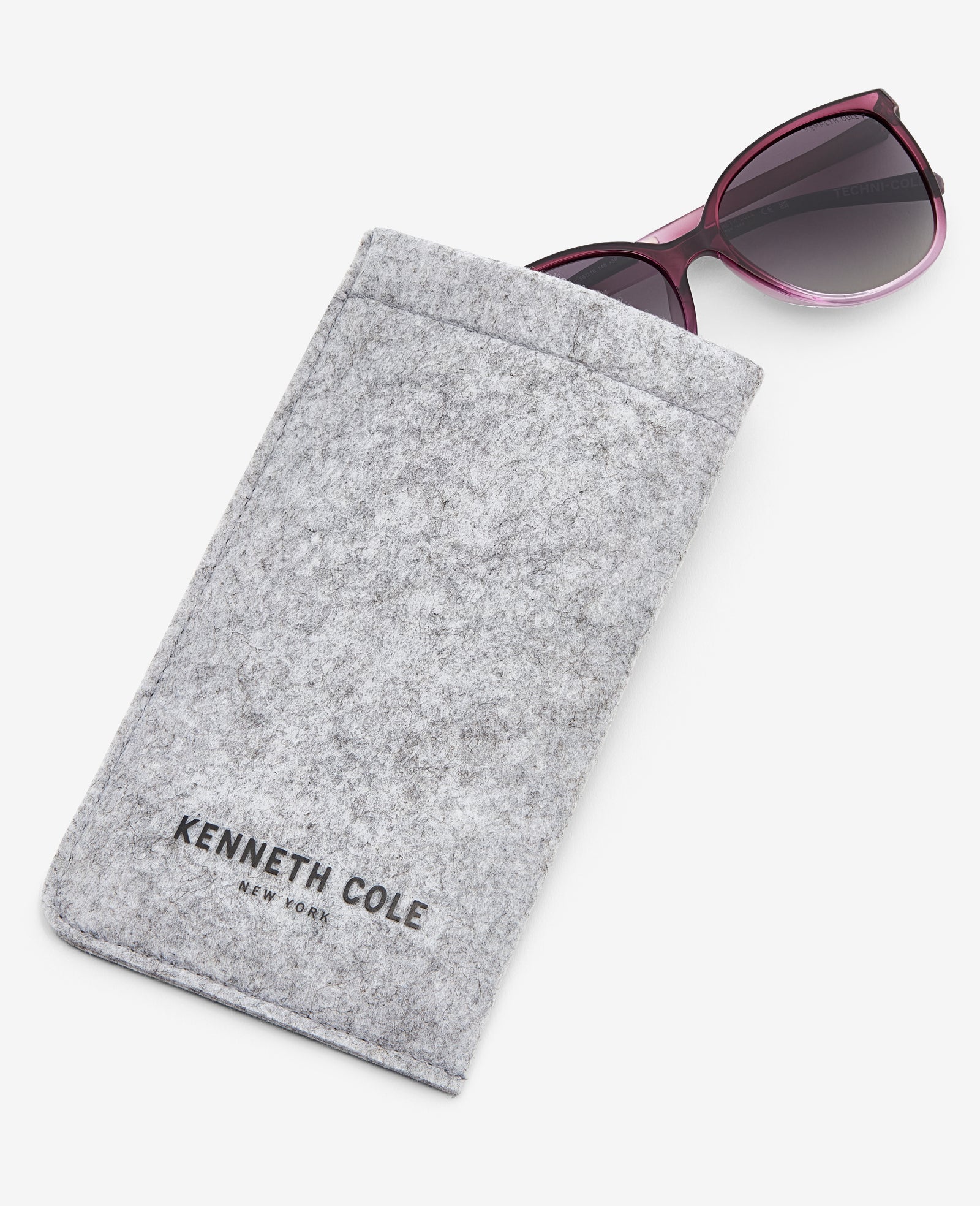 Kenneth Cole Reaction Sunglasses & Eyewear Square Ultem Sunglasses occhiali da sole viola