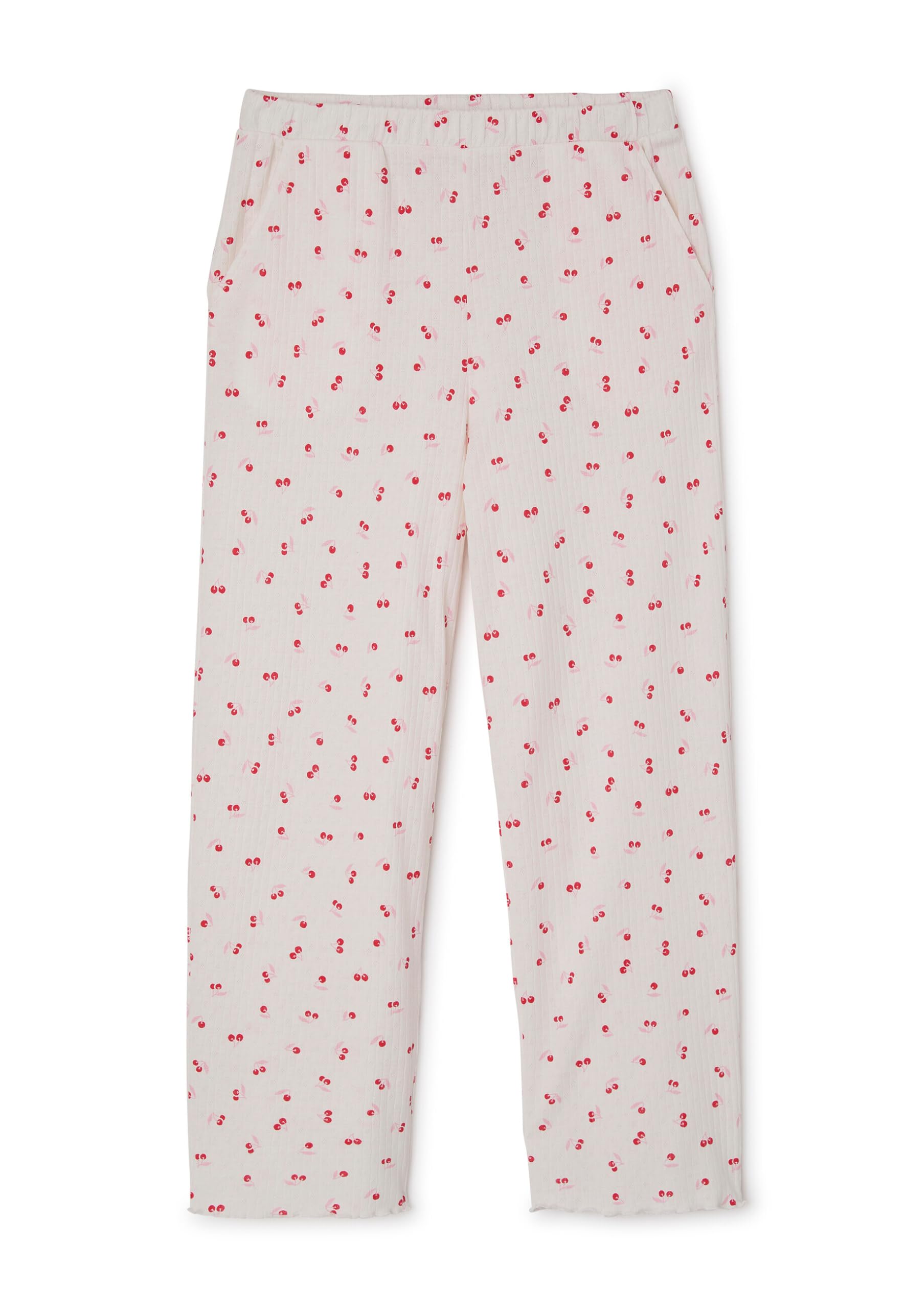 Damart Homewear Pigiama 7/8° in maglia a punta da donna rosa fantasia