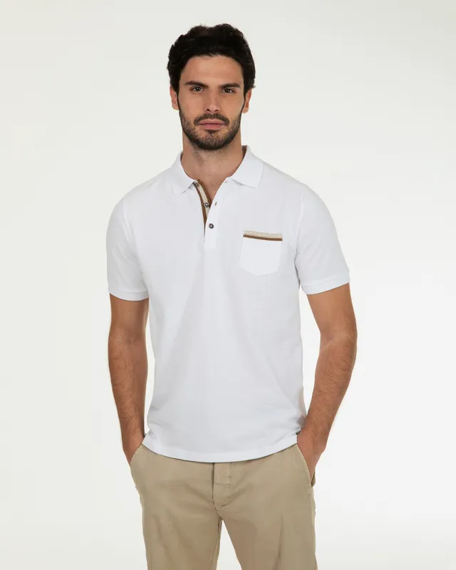 Markup Uomo Maglieria Polo piquet con taschino