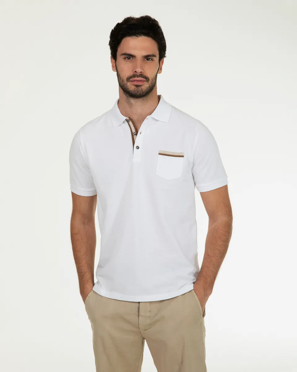 Markup Uomo Maglieria Polo piquet con taschino