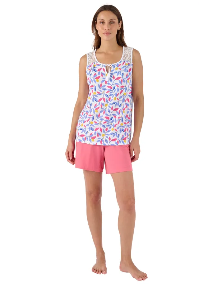 Damart Climatyl Pyjashort Pizzo Donna fresco estivo