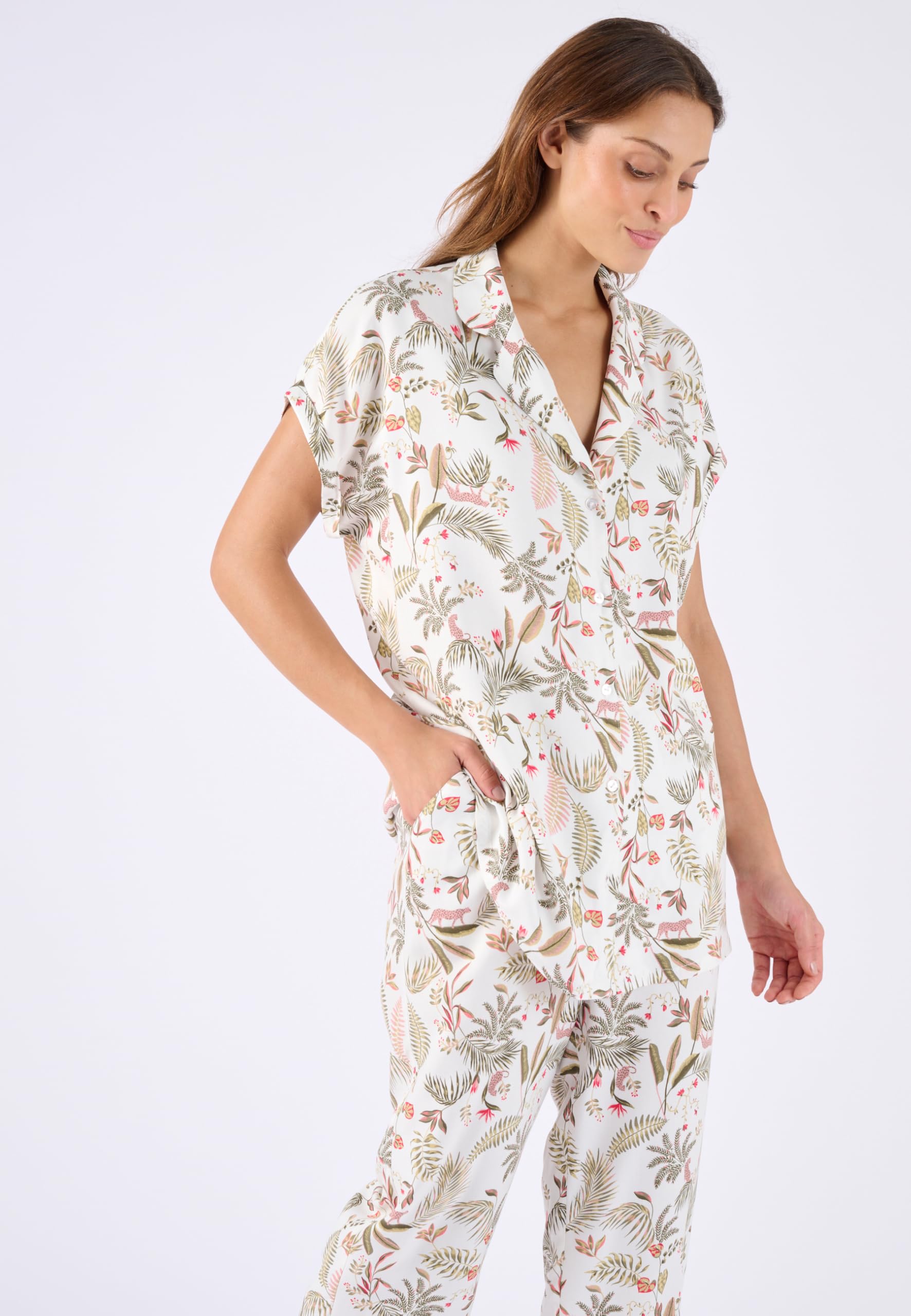 Damart Homewear Pigiama da donna in pura viscosa pigiama S
