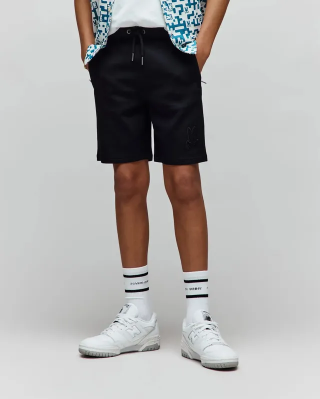Psycho Bunny Kids Bottoms Barry Modal Short pantaloncini neri bambino