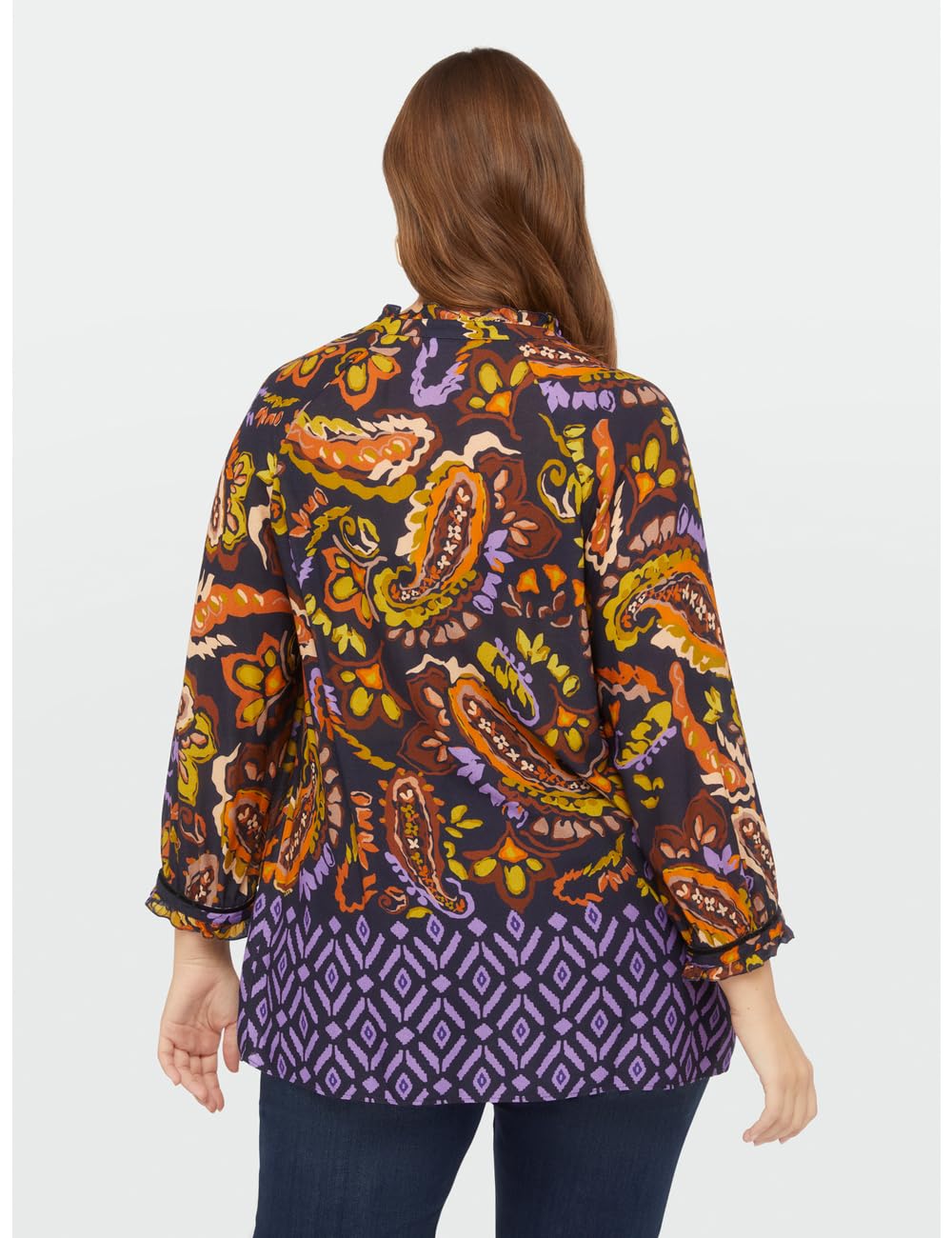 Fiorella Rubino Camicie e bluse Blusa dalla Stampa Paisley 50 Plus in viscosa