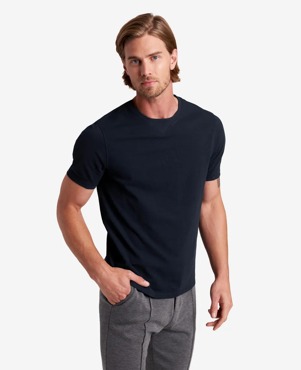 Kenneth Cole Reaction Clothing Relaxed Fit T-Shirt maglietta blu uomo S-XXL cotone