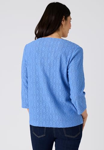 Damart Prêt-à-porter Maglietta a maglia jacquard con trama maglietta donna
