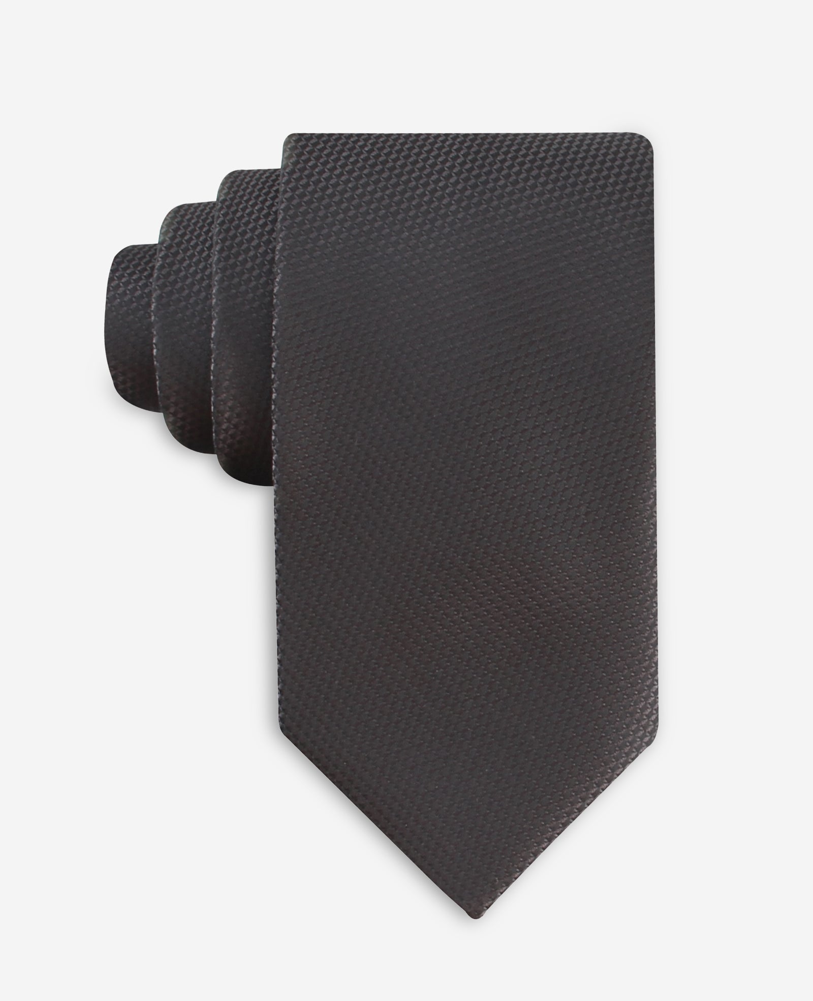 Kenneth Cole Reaction Belts, Wallets & Small Accessories Canal Solid Tie cravatta nera