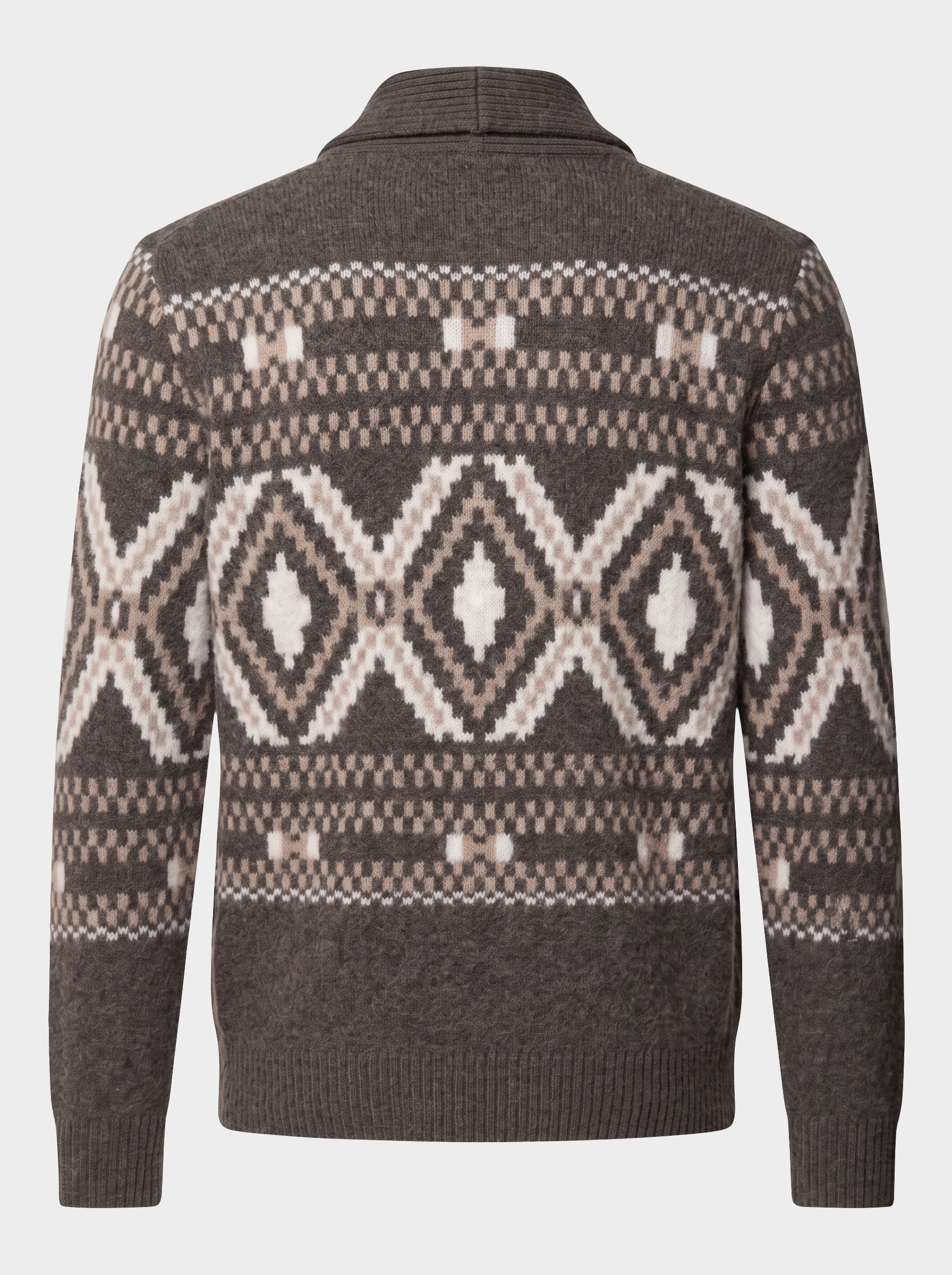 Markup Uomo Maglieria Cardigan Mouliné Jacquard Etnico cardigan