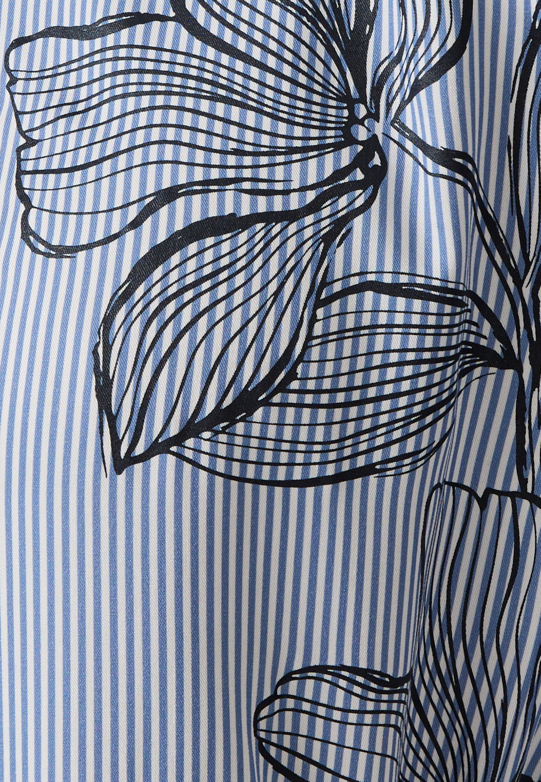 Damart Prêt-à-porter Blusa a righe blu in viscosa EcoVero