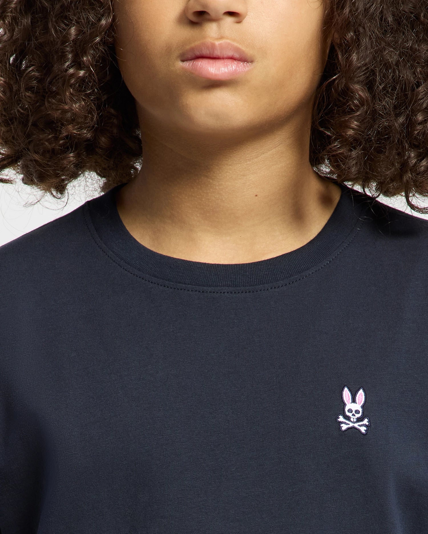 Psycho Bunny Kids Tees KIDS CLASSIC CREW NECK TEE maglietta navy