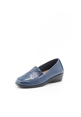 Damart Calzature Mocassini Amortyl Donna mocassini blu marino animale