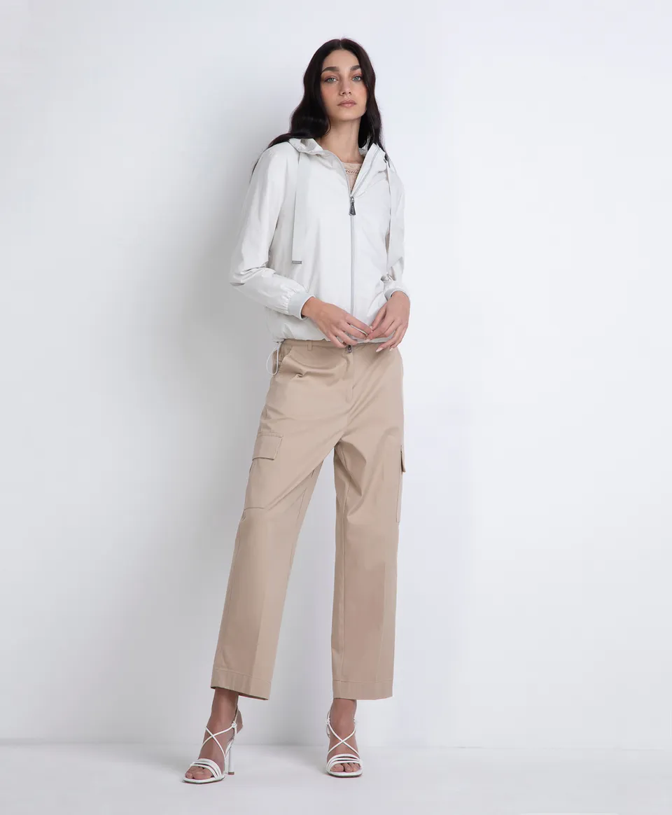 Markup Donna Giacche & Giubbotti Giubbino corto in twill stretch donna
