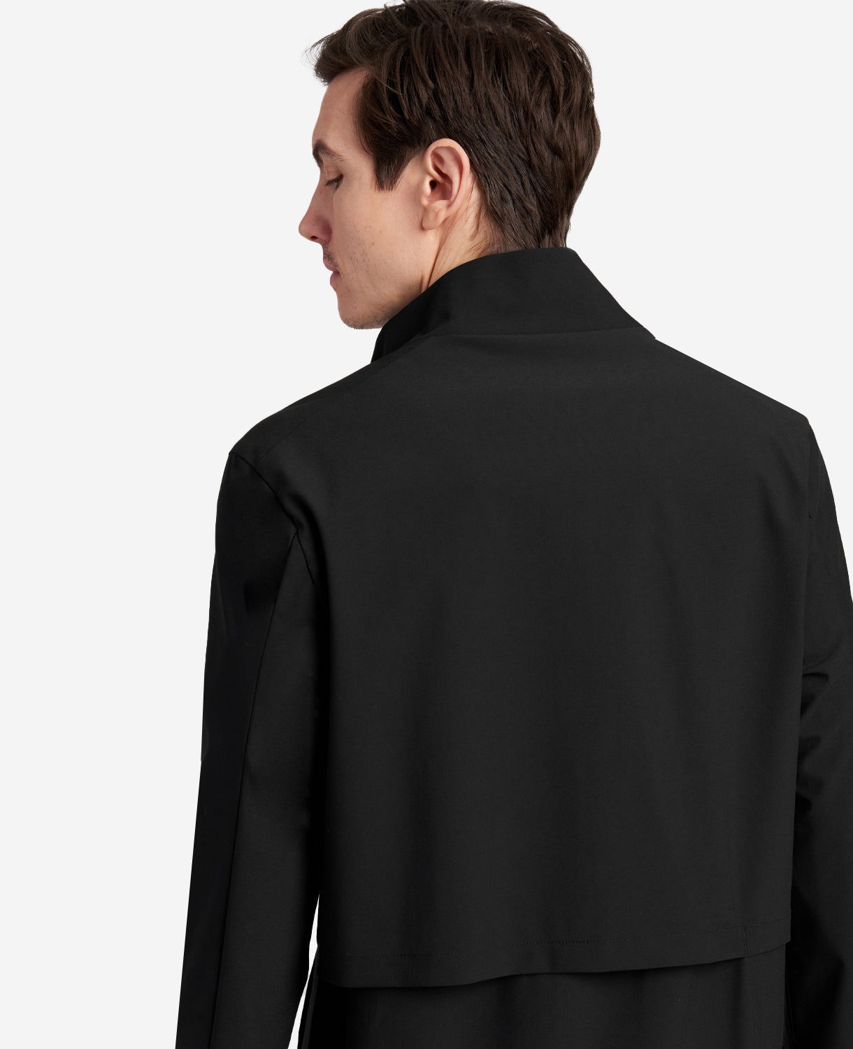 Kenneth Cole Reaction Clothing The 365 Washable Coat impermeabile nero