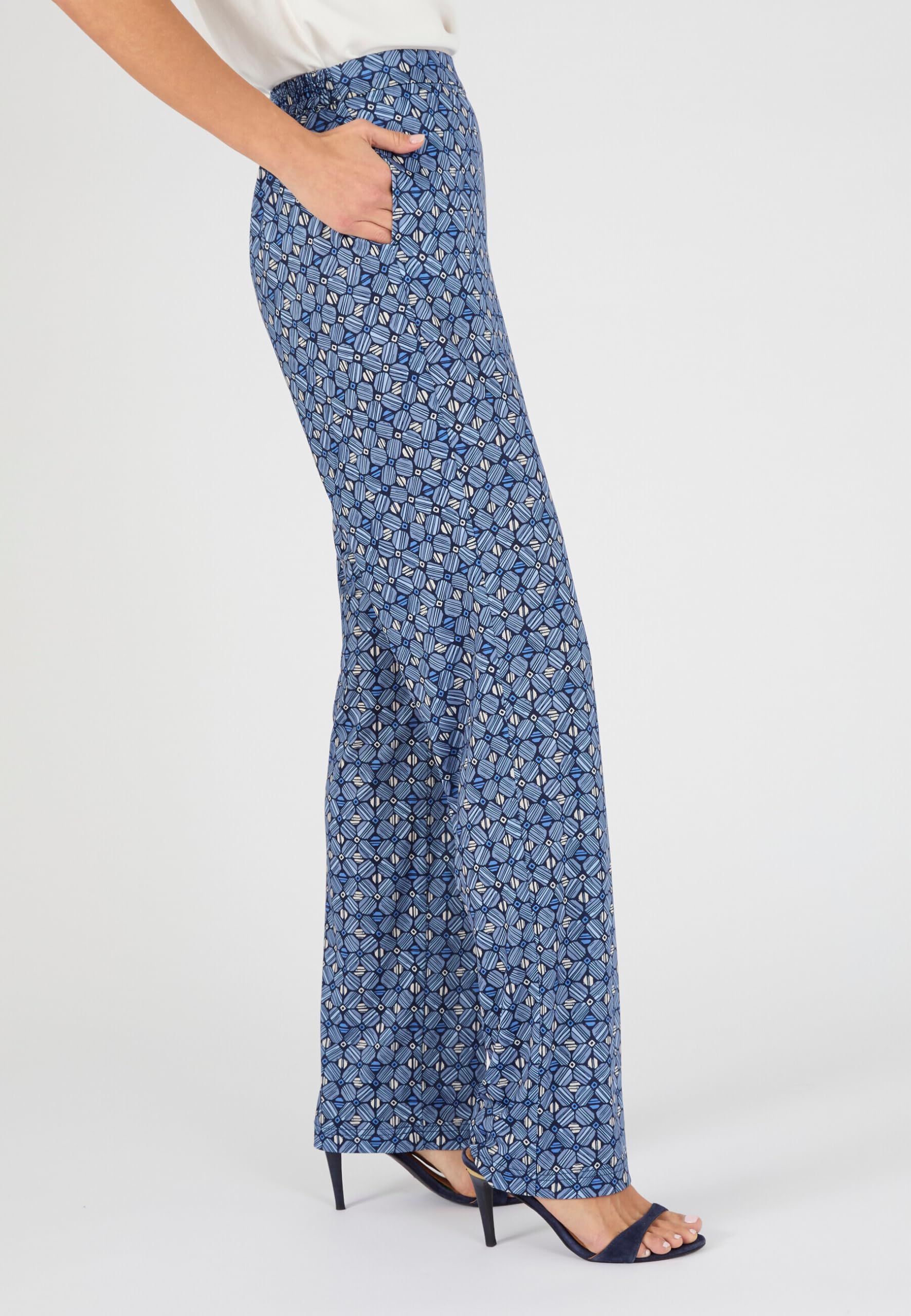Damart Prêt-à-porter Pantaloni Maglia Crêpe pantaloni