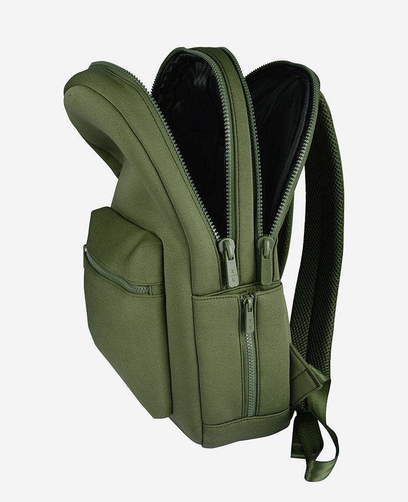 Kenneth Cole Reaction Luggage Logan Classic Backpack zaino verde Chive taglia unica porta laptop