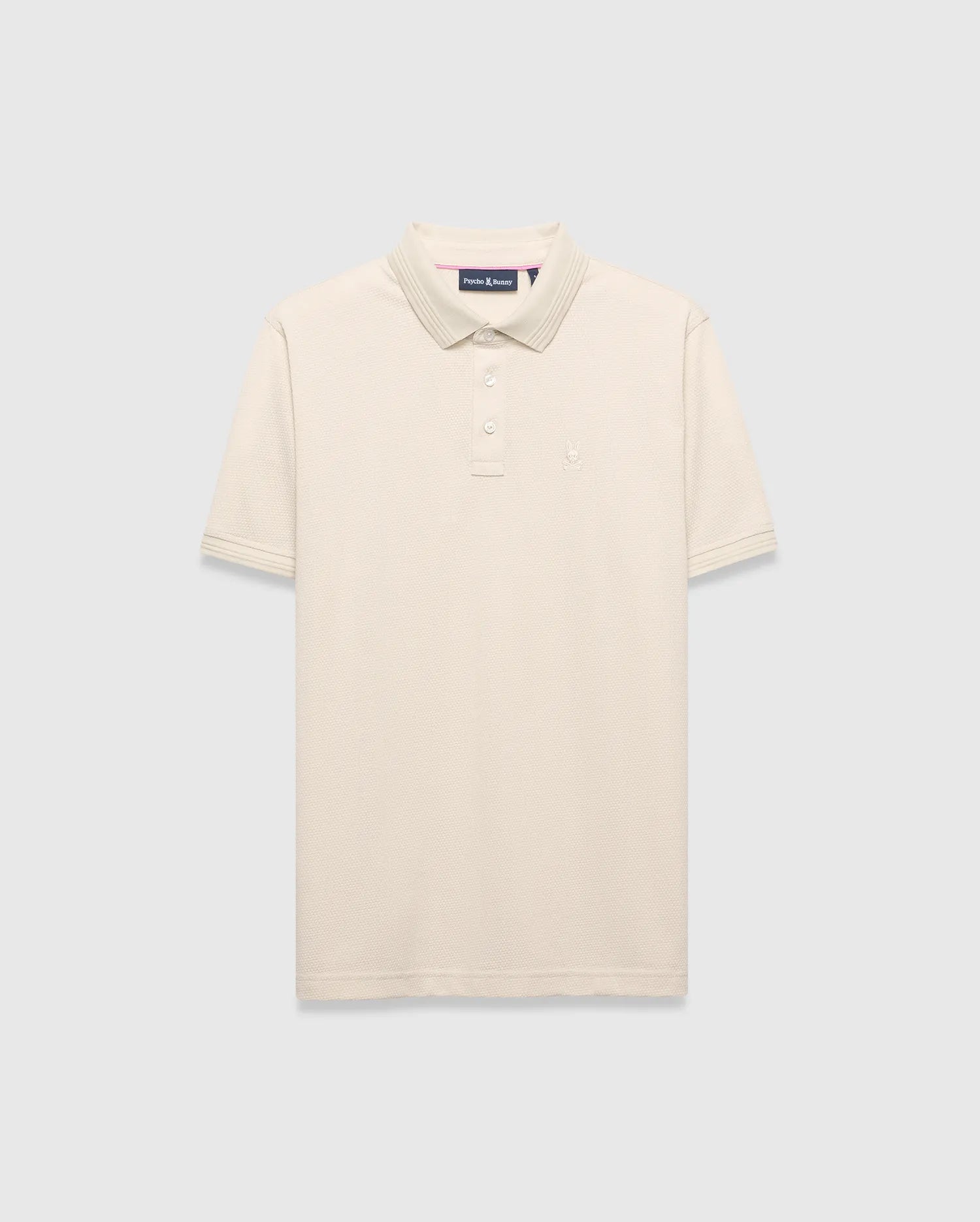 Psycho Bunny Men's Polos Tiernan Lightweight Pique Polo polo beige