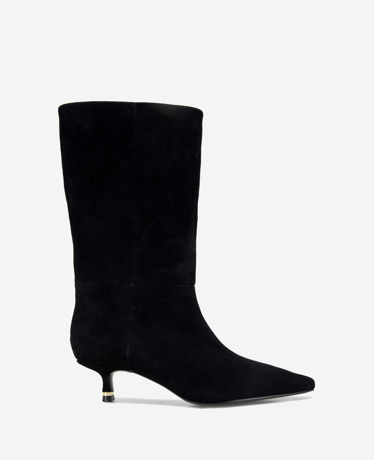 Kenneth Cole Reaction Shoes Meryl Suede Bootie stivaletto nero in camoscio