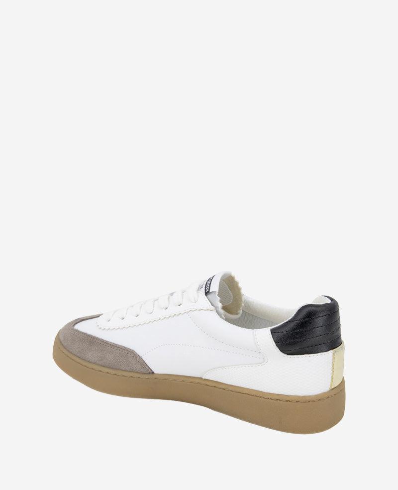 Kenneth Cole Reaction Shoes Sam Leather Sneaker sneaker grigio bianco 5-11 in pelle
