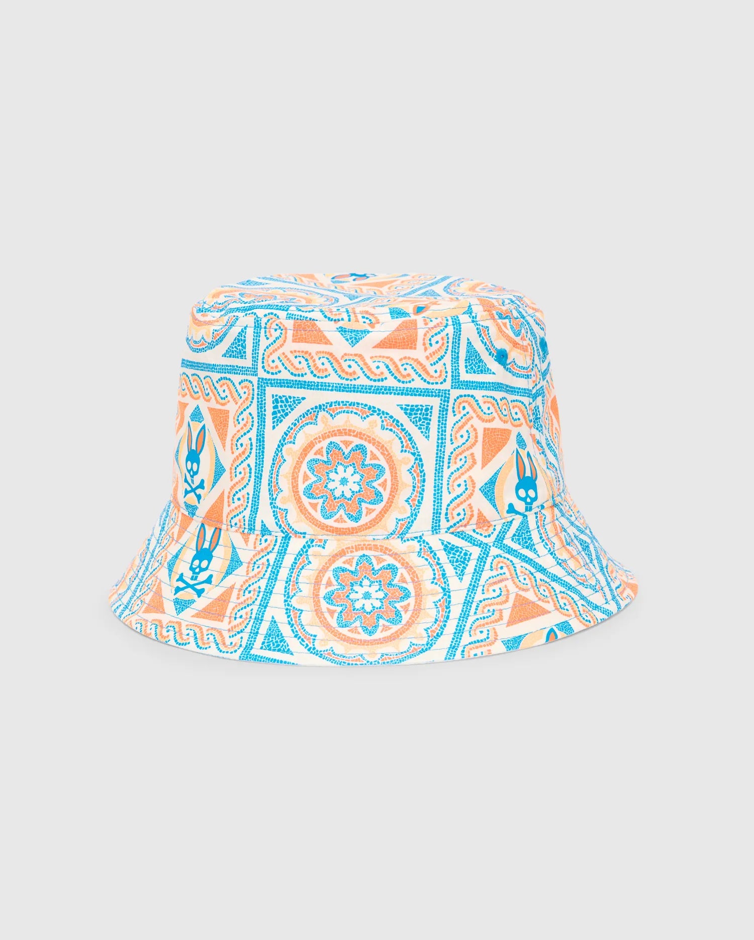Psycho Bunny Kids Accessories Frank cappello bucket blu reversibile O/S