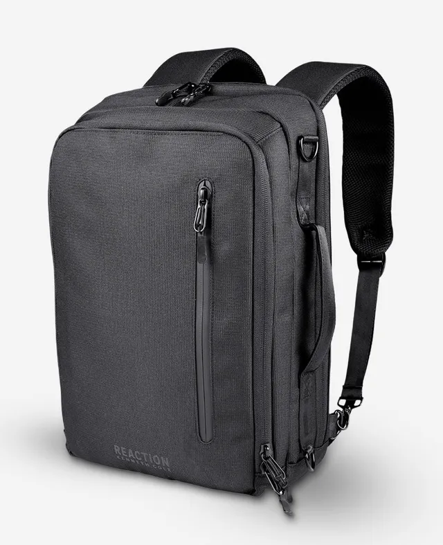 Kenneth Cole Reaction Luggage Parker Convertible Backpack zaino nero taglia unica