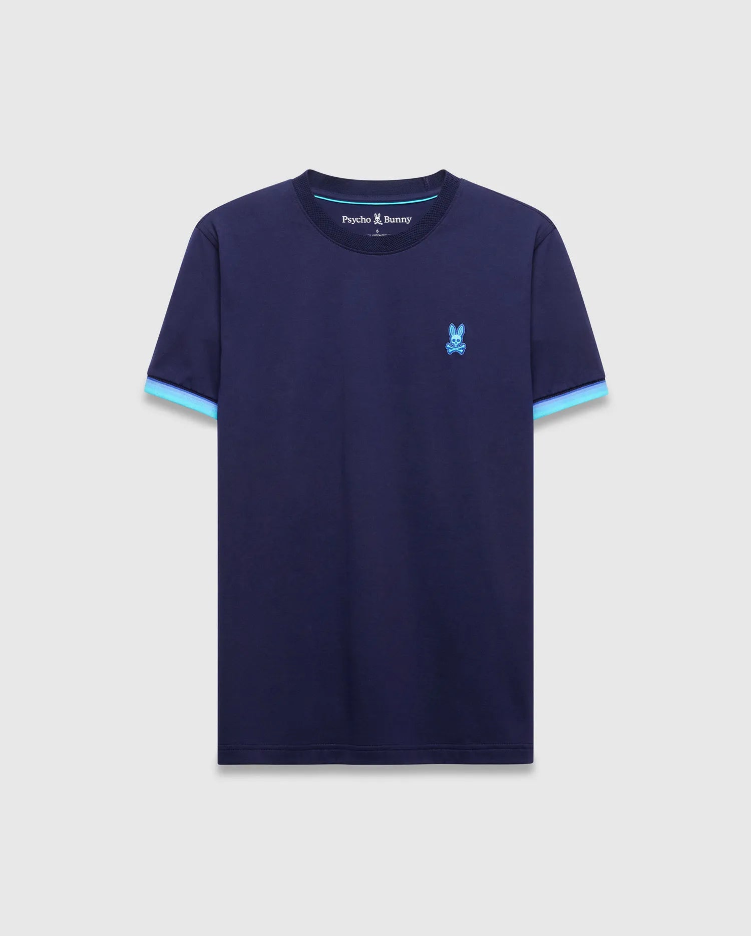 Psycho Bunny Men's Tees Holden Tee MT0200352 T-shirt blu Evening Blue