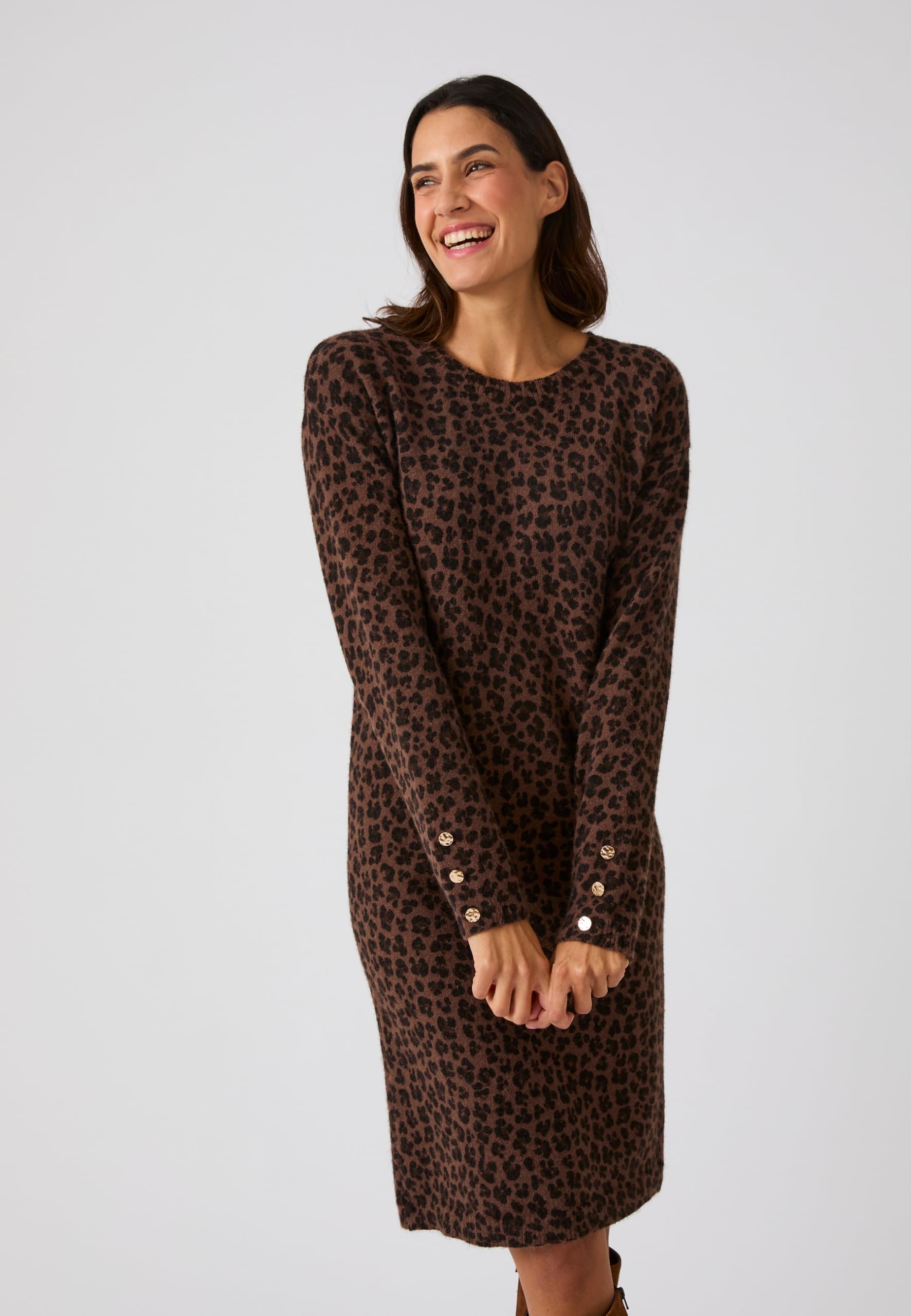 Damart Thermolactyl Abito maglione animalier donna a maniche lunghe