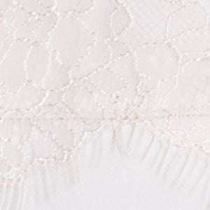 Kenneth Cole Reaction Clothing Slip Mini Dress with Lace Trim abito mini Oyster
