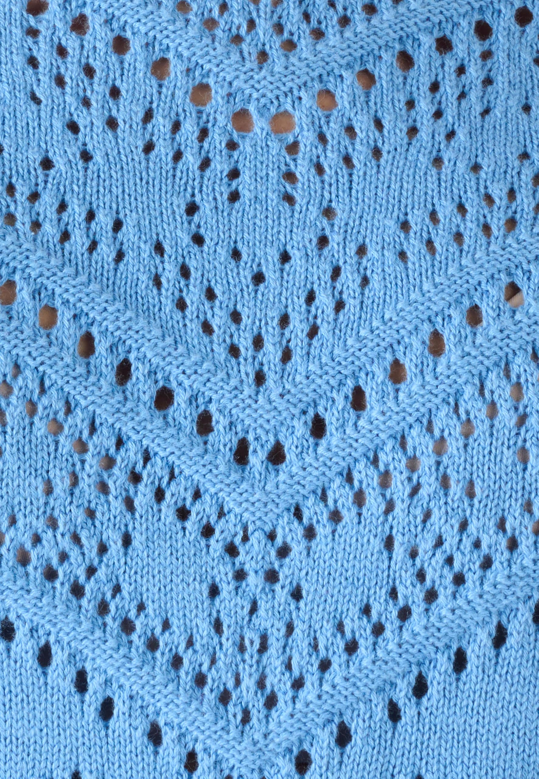 Damart Prêt-à-porter Maglione Maglia traforata Maniche Gomiti maglione 38-40 cotone