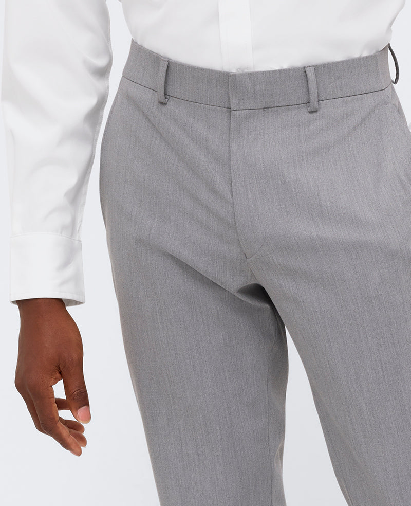 Kenneth Cole Reaction Clothing Ready Flex Suit Separate Pant pantaloni grigio chiaro slim