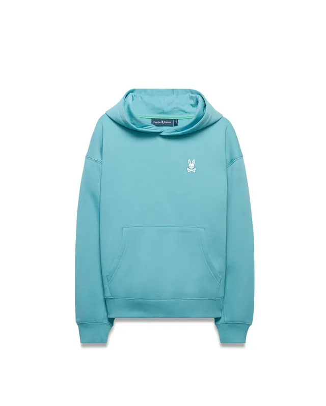 Psycho Bunny Kids Sweatshirts & Hoodies Terrence Fleece felpa con cappuccio blu