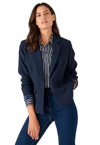 Damart Prêt-à-porter giacca Fluido donna blu vestibilità standard