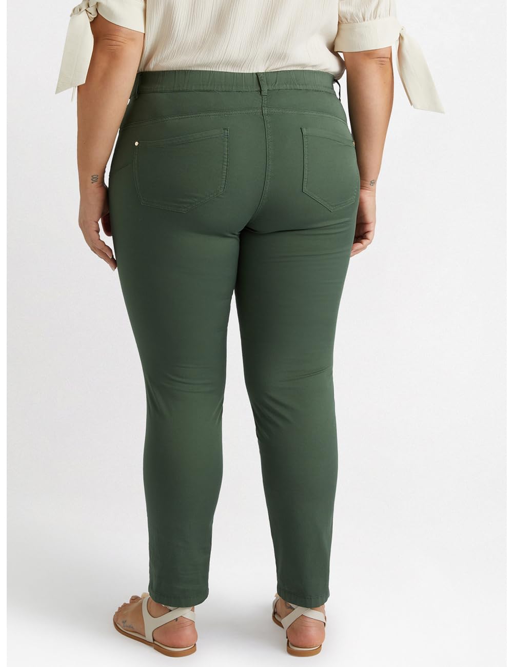 Fiorella Rubino Pantaloni Pantaloni Skinny Blu 46 Plus stretch cinque tasche