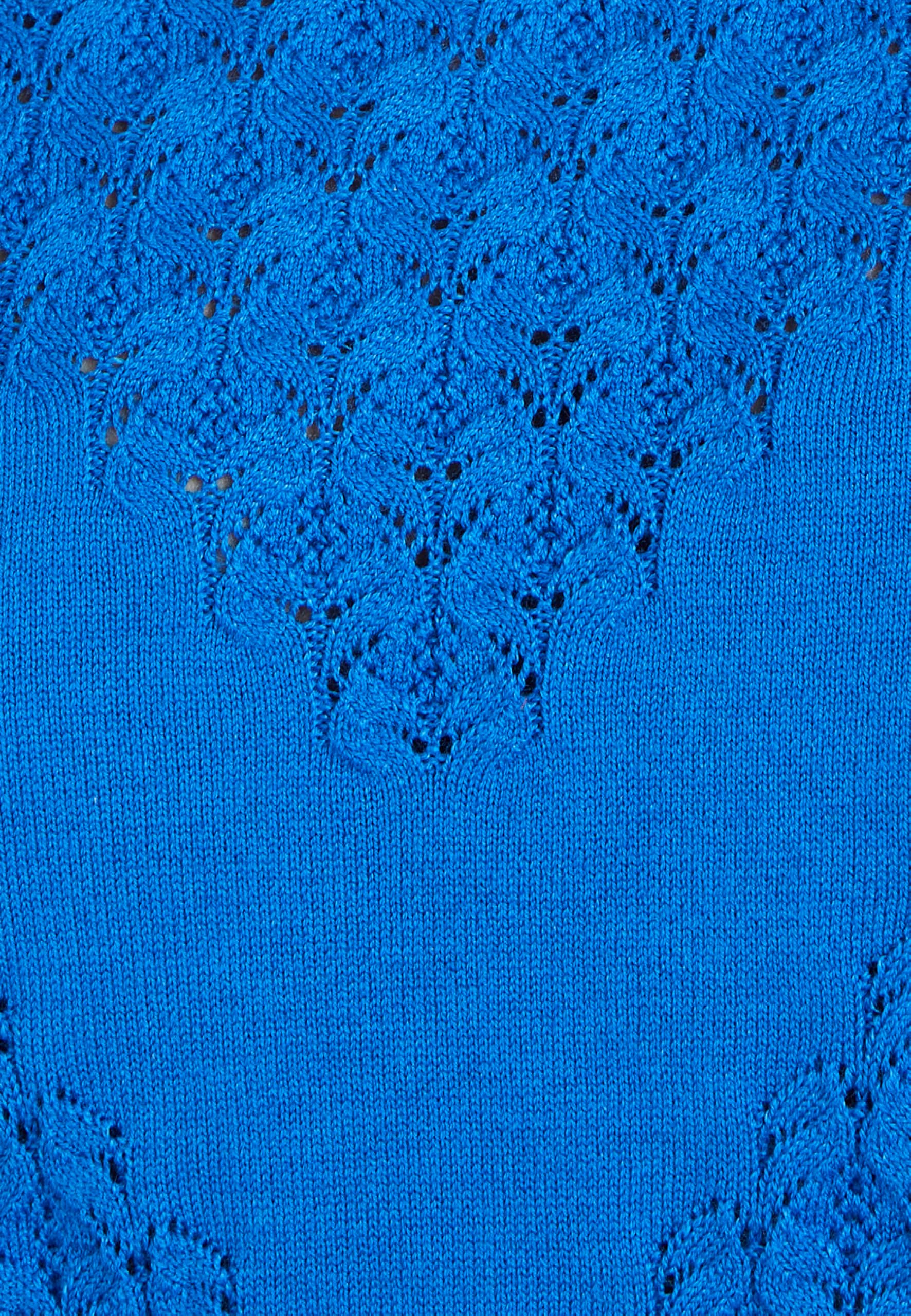 Damart Thermolactyl Maglione punto fantasia blu royal caldo