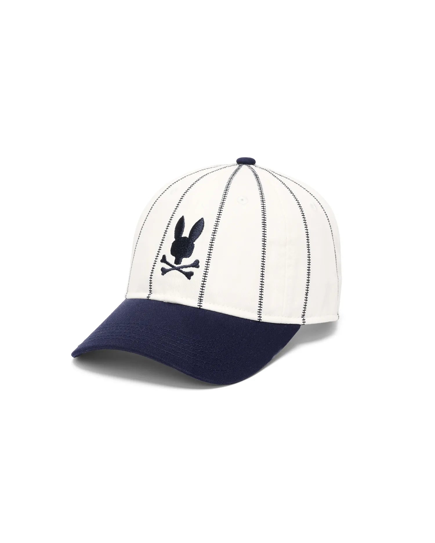 Psycho Bunny Accessories MEN'S NATHANIEL SOFT BASEBALL CAP - MO1500147 cappellino blu cotone