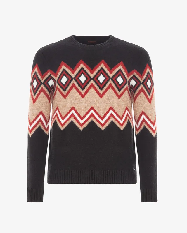 Markup Uomo Maglieria Pullover jacquard etnico pullover