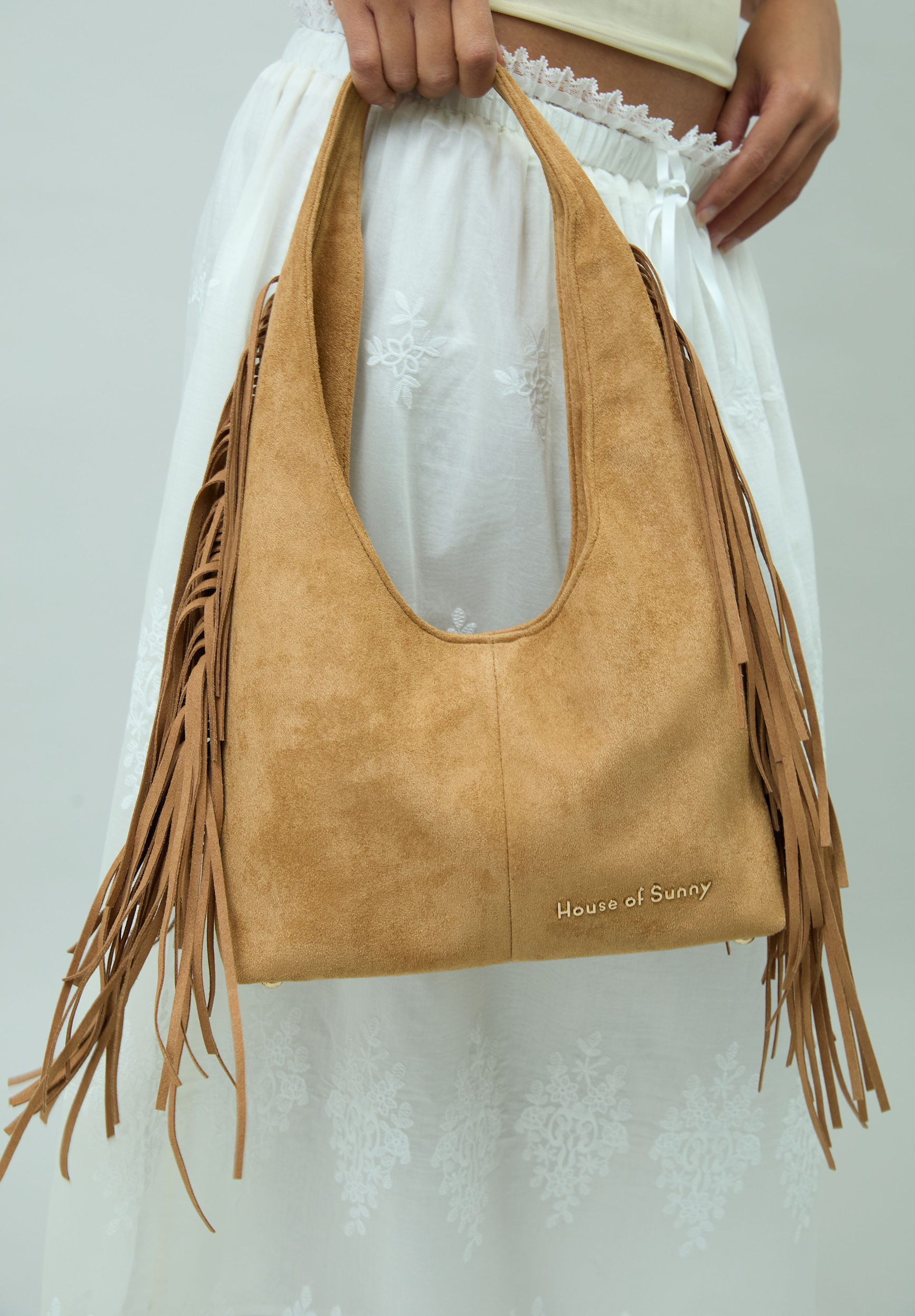 House Of Sunny Womens Bags TASSEL FRINGE SLING BAG borsa tracolla frange