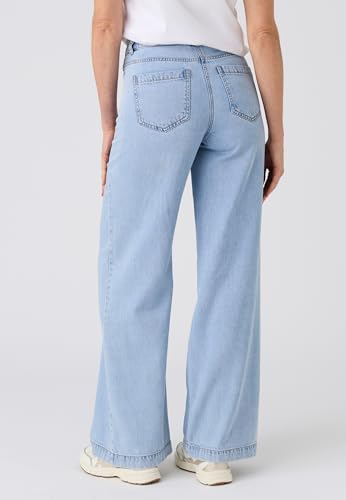 Damart Prêt-à-porter Pantaloni a fibre larghe Lyocell Tencel(TM) e cotone donna taglia 56