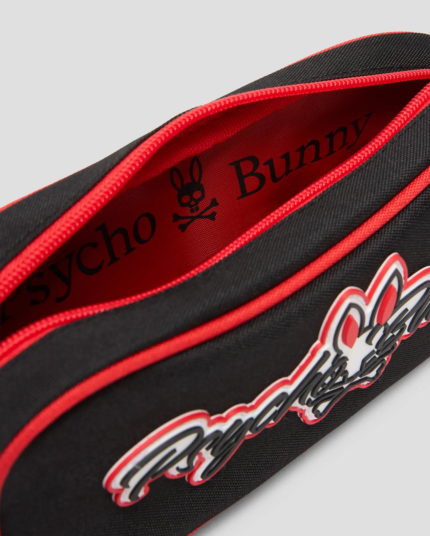 Psycho Bunny Kids Accessories Pal Pencil Case astuccio nero