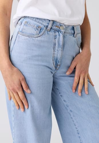 Damart Prêt-à-porter Pantaloni a fibre larghe Lyocell Tencel(TM) e cotone donna taglia 56