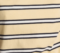 Kenneth Cole Reaction Clothing Crewneck Stripe Tee t-shirt righe giallo pastello