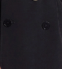Kenneth Cole Reaction Clothing Short Sleeve Micro Tech Mini Trench abito nero