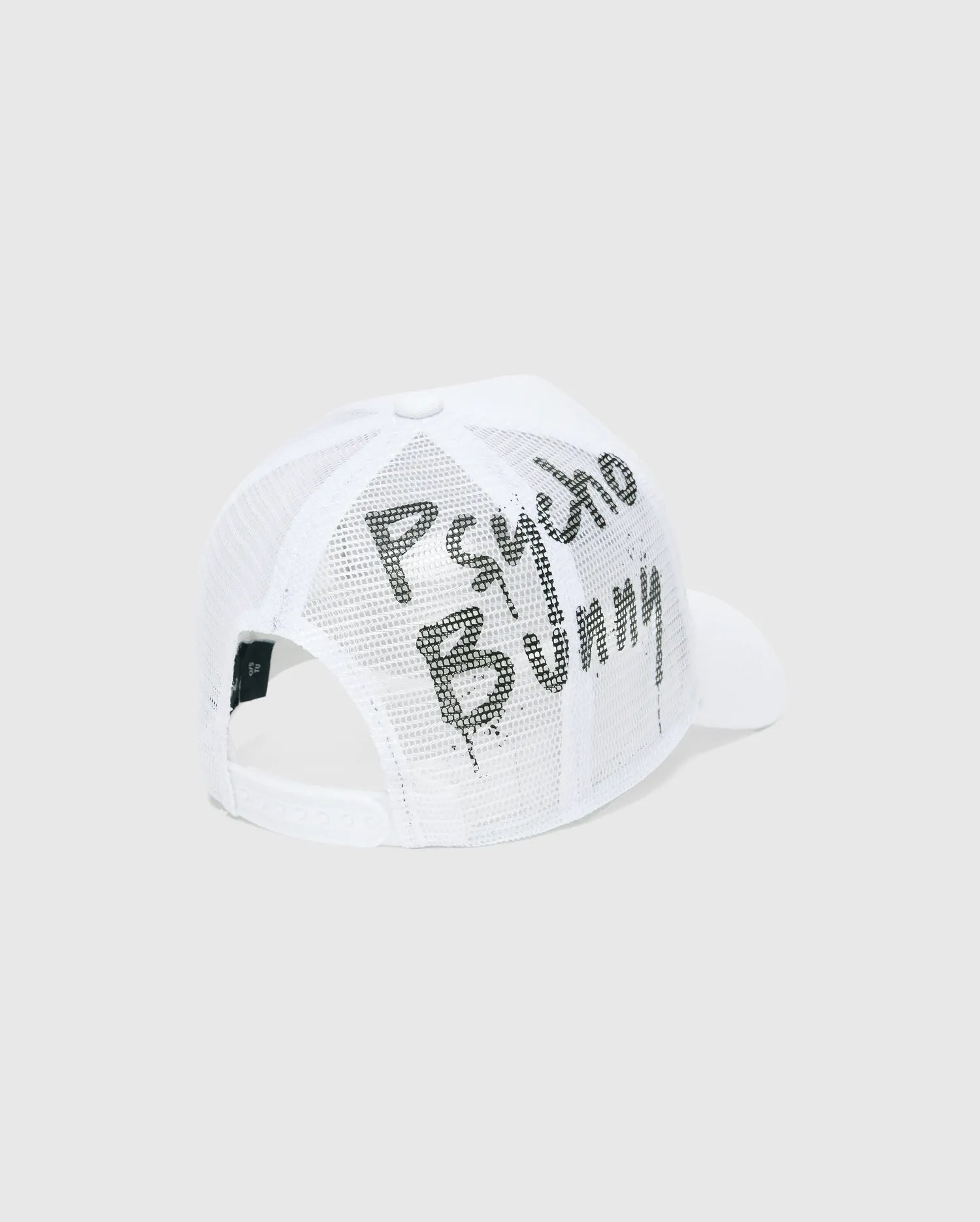 Psycho Bunny Accessories Duncan Trucker Cap cappellino bianco in rete