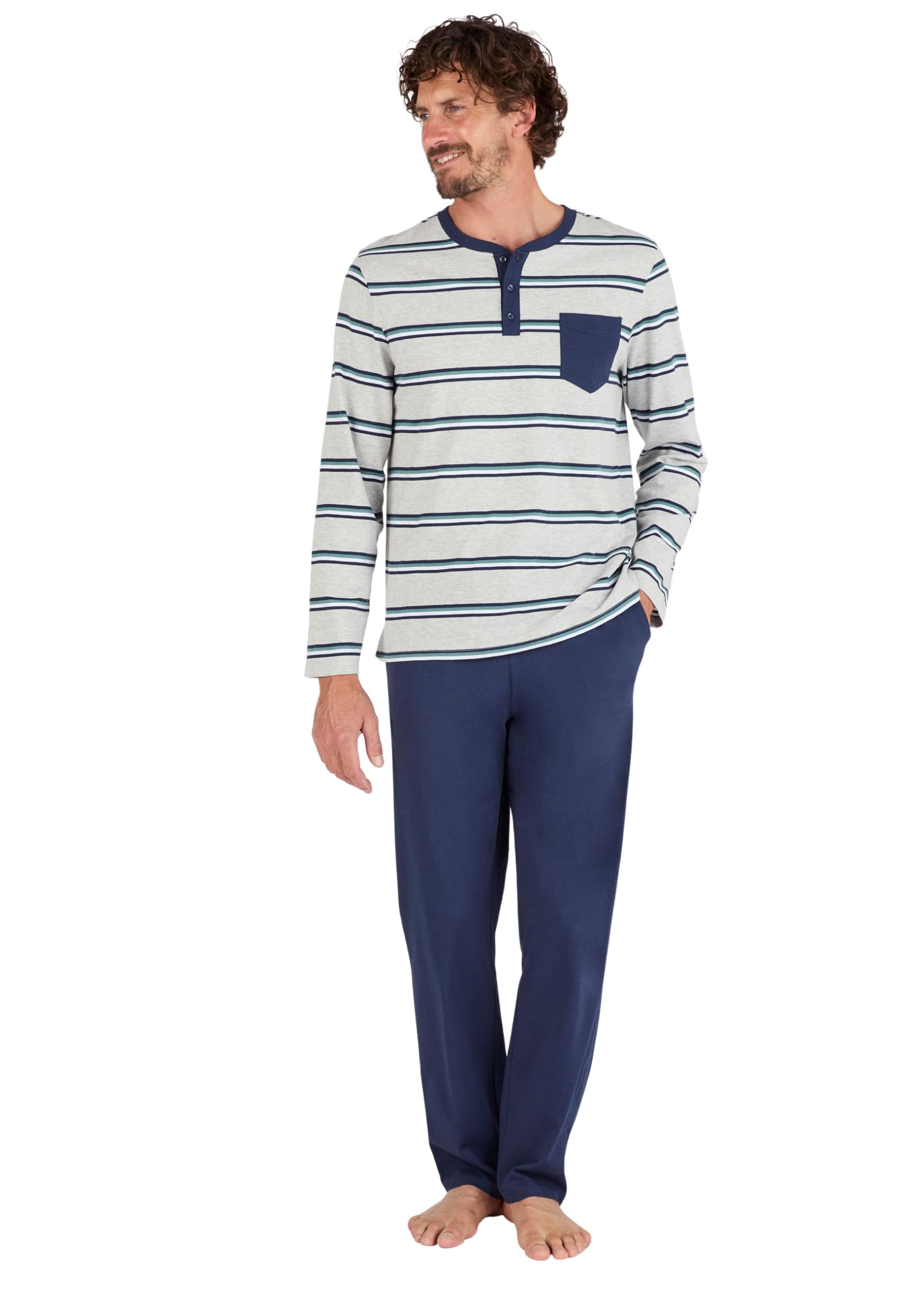 Damart Homewear Pigiama in Maglia Jersey Uomo pigiama taglia S cotone