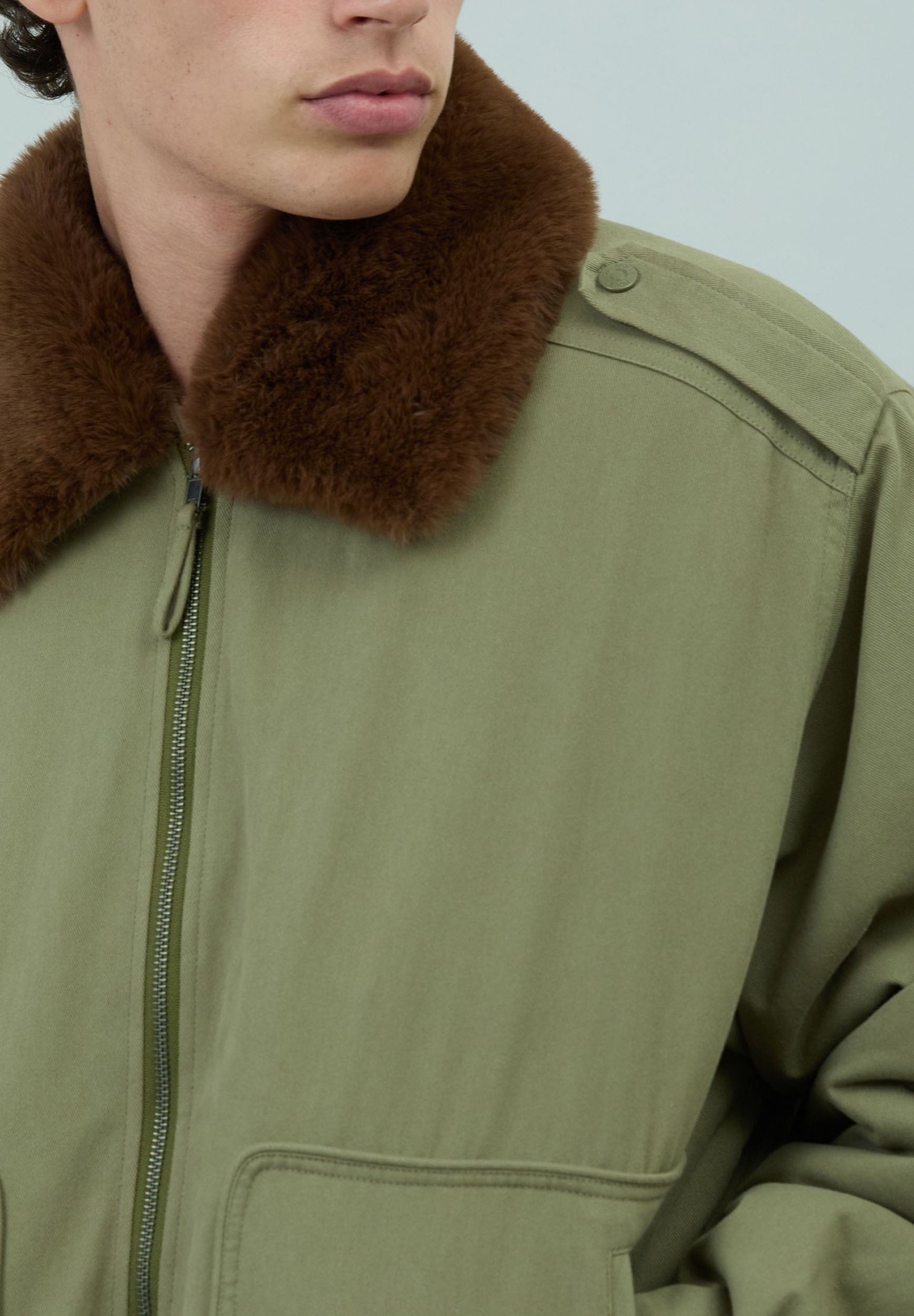 House Of Sunny Women's Jackets Cruise Jacket giacca verde con collo removibile