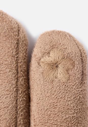 Damart Accessori guanti donna effetto scamosciato con polsino caldo