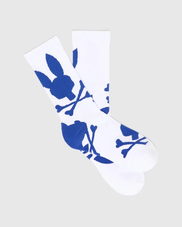 Psycho Bunny Accessories Big Bunny Sport Sock calzini bianchi